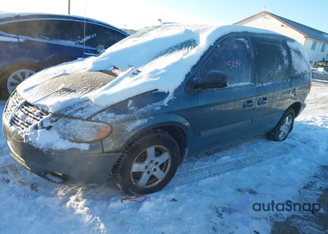 2007 Dodge Caravan Sxt from USA, damaged, VIN 1D4GP45R47B175961